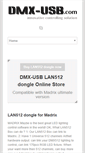 Mobile Screenshot of dmx-usb.com
