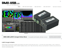 Tablet Screenshot of dmx-usb.com